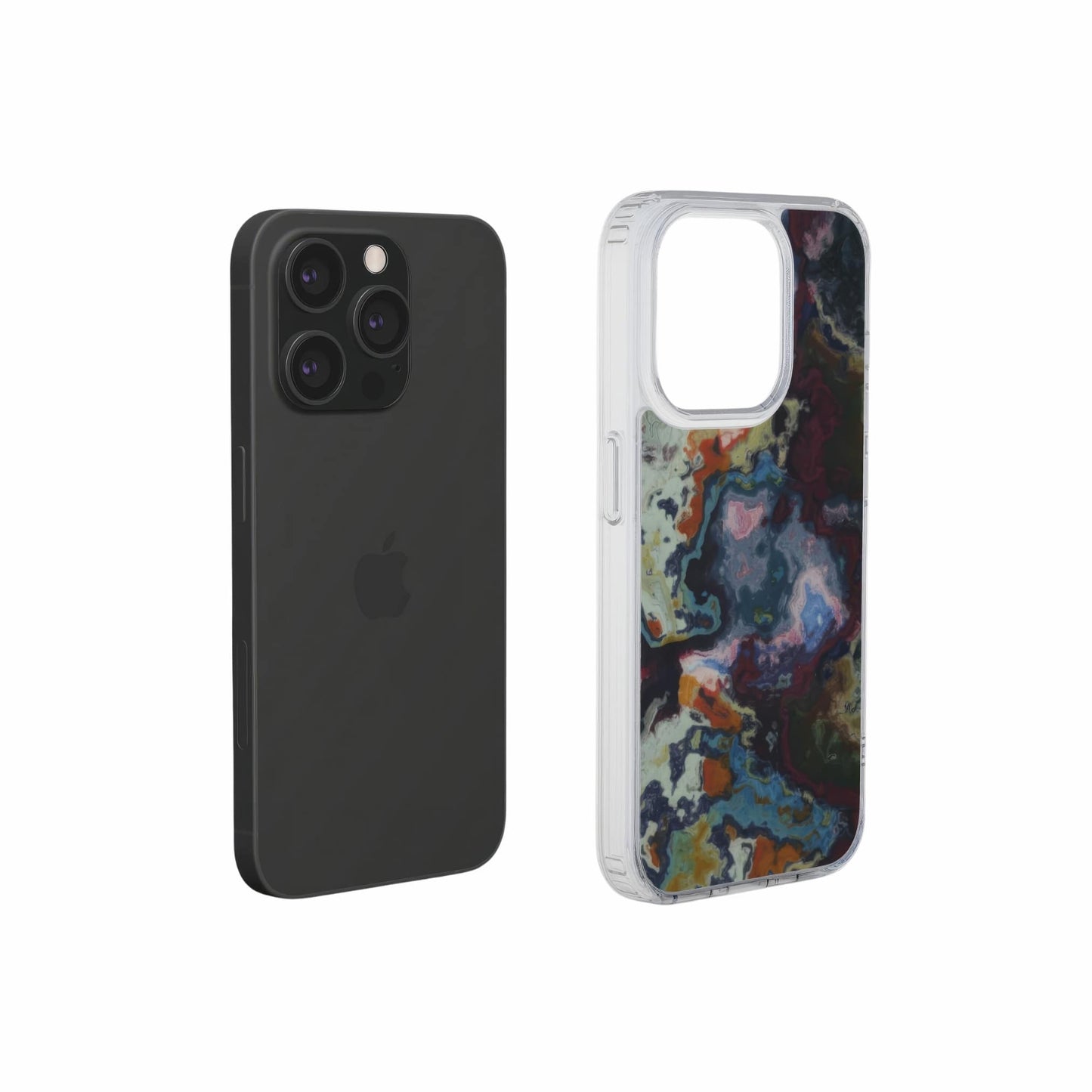 Molten Berries Clear Phone Case