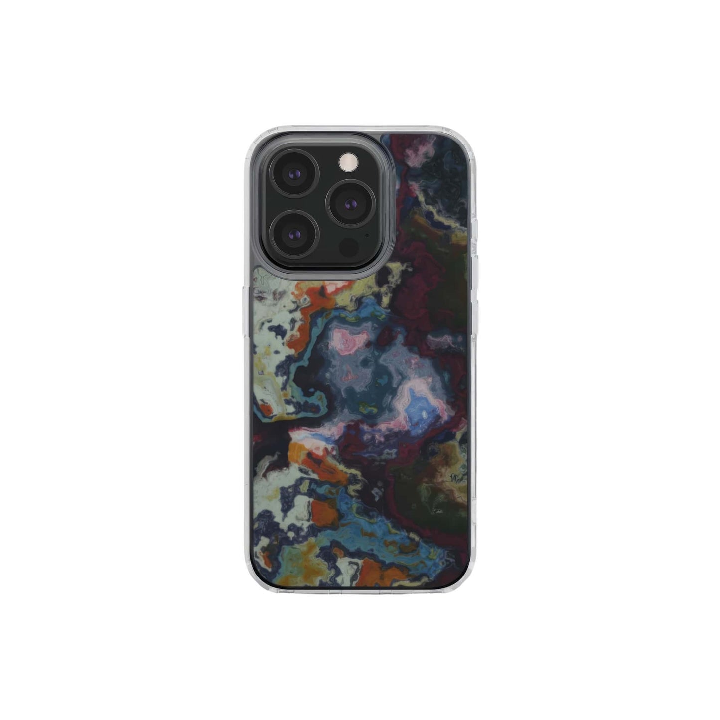 Molten Berries Clear Phone Case