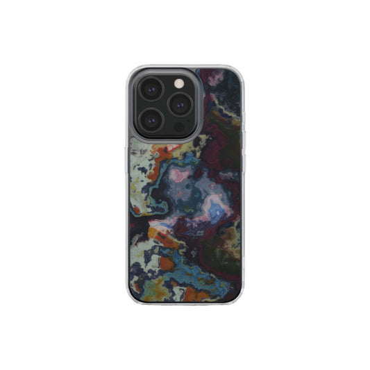 Molten Berries Clear Phone Case
