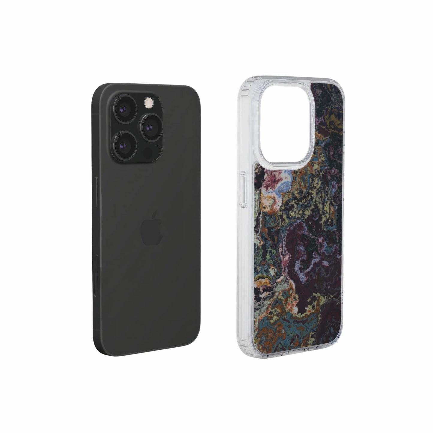 Molten Berries Mix Clear Phone Case
