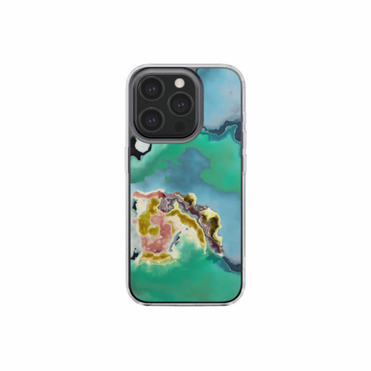 Oceans Breath Clear Phone Case