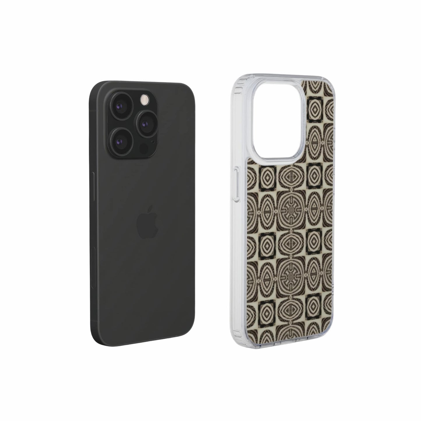 Wooden Snake #1 Clear Phone Case