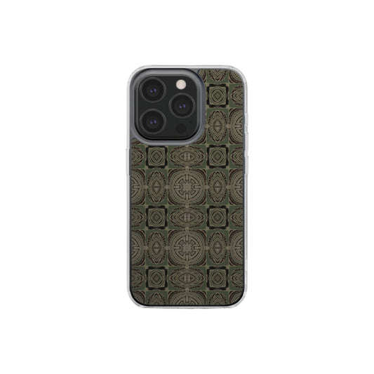 Wooden Snake #3 Clear Phone Case