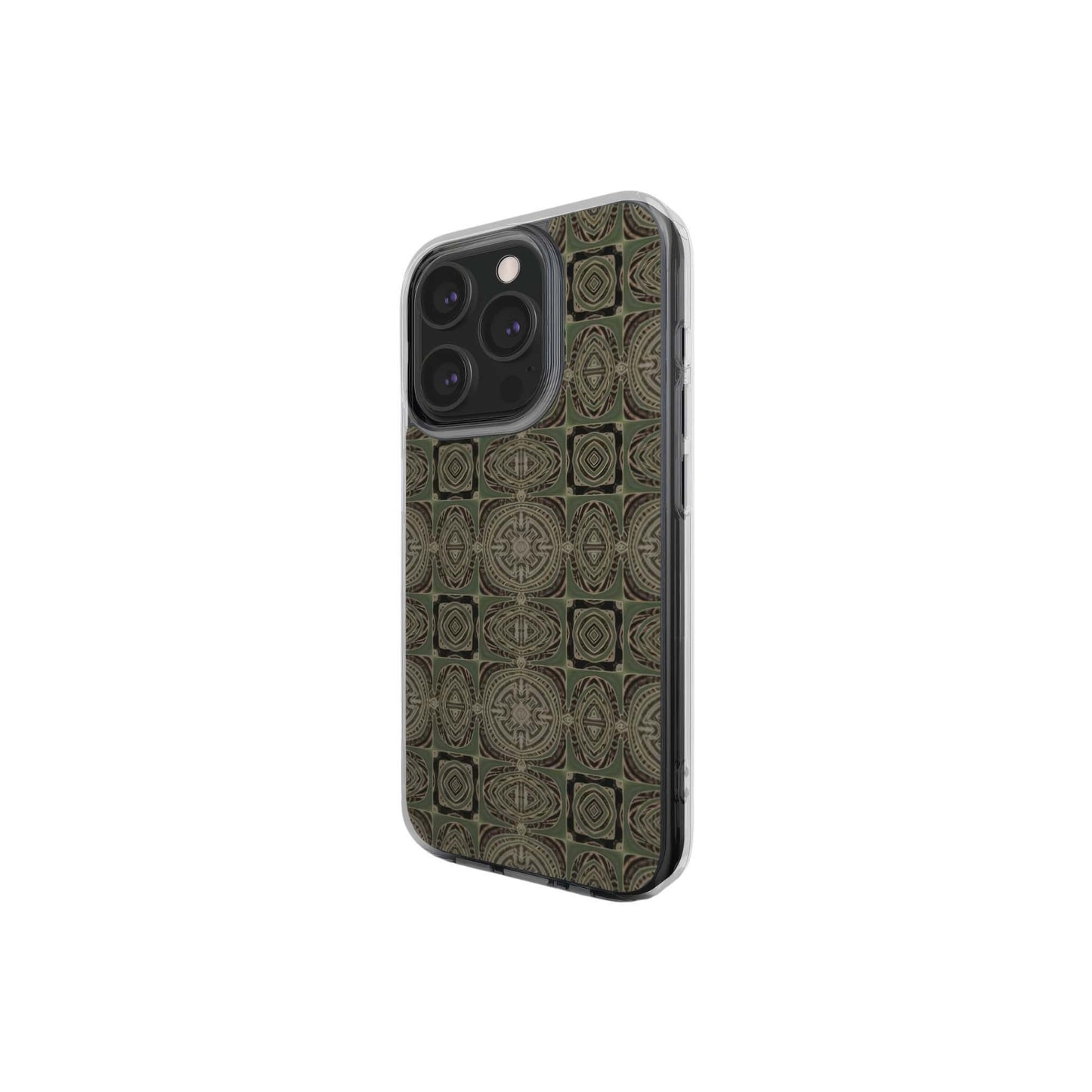 Wooden Snake #3 Clear Phone Case