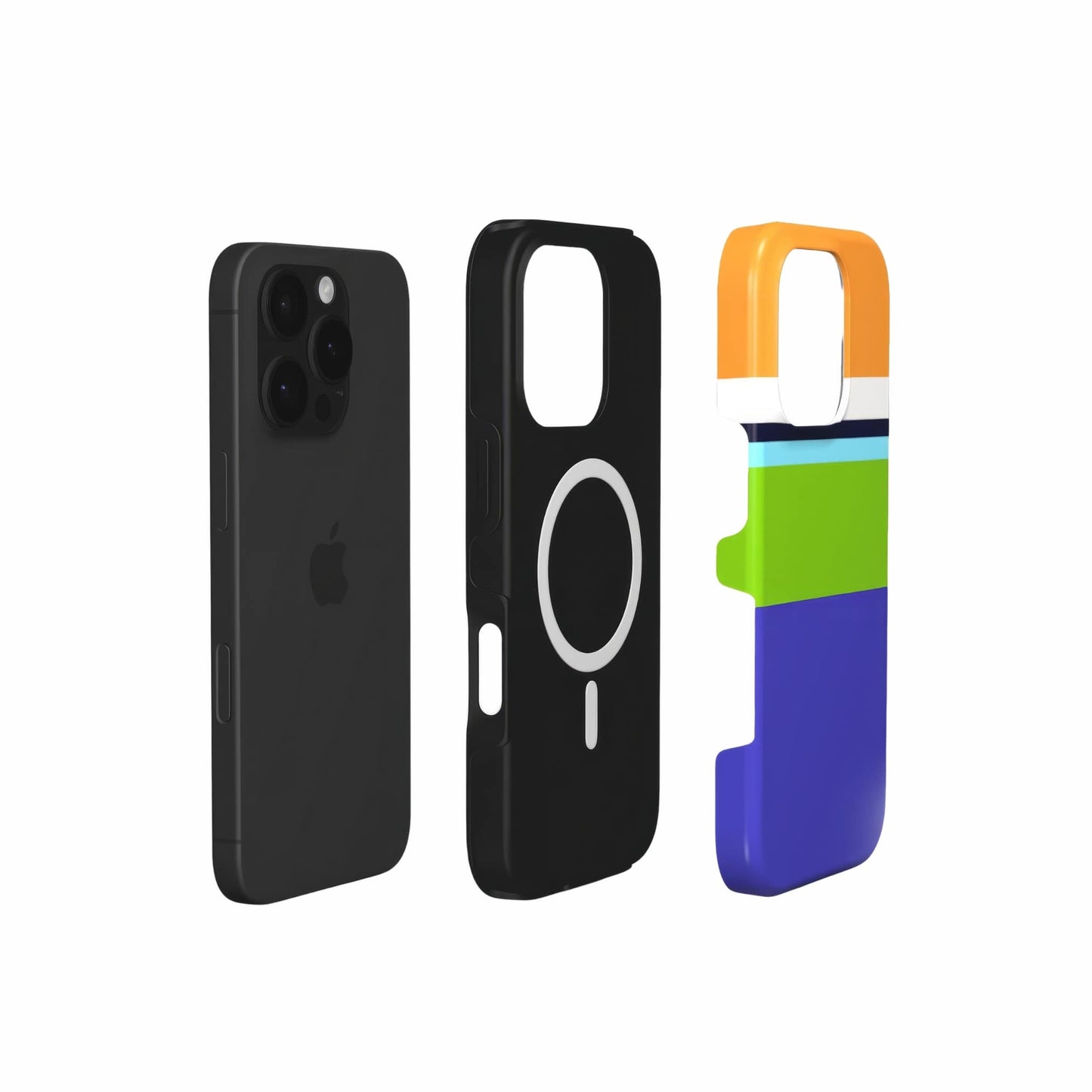 Color Blocks Coastline MagSafe Tough Phone Case