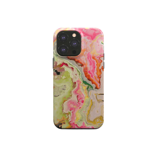 Neon Pink Light MagSafe Tough Phone Case