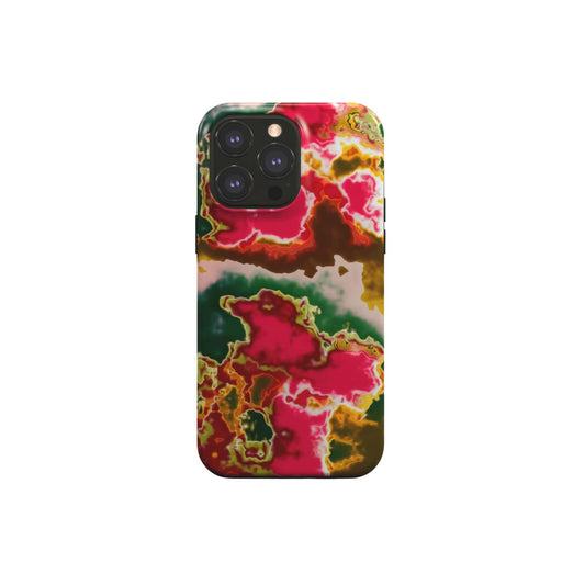 Neon Pink Rich MagSafe Tough Phone Case