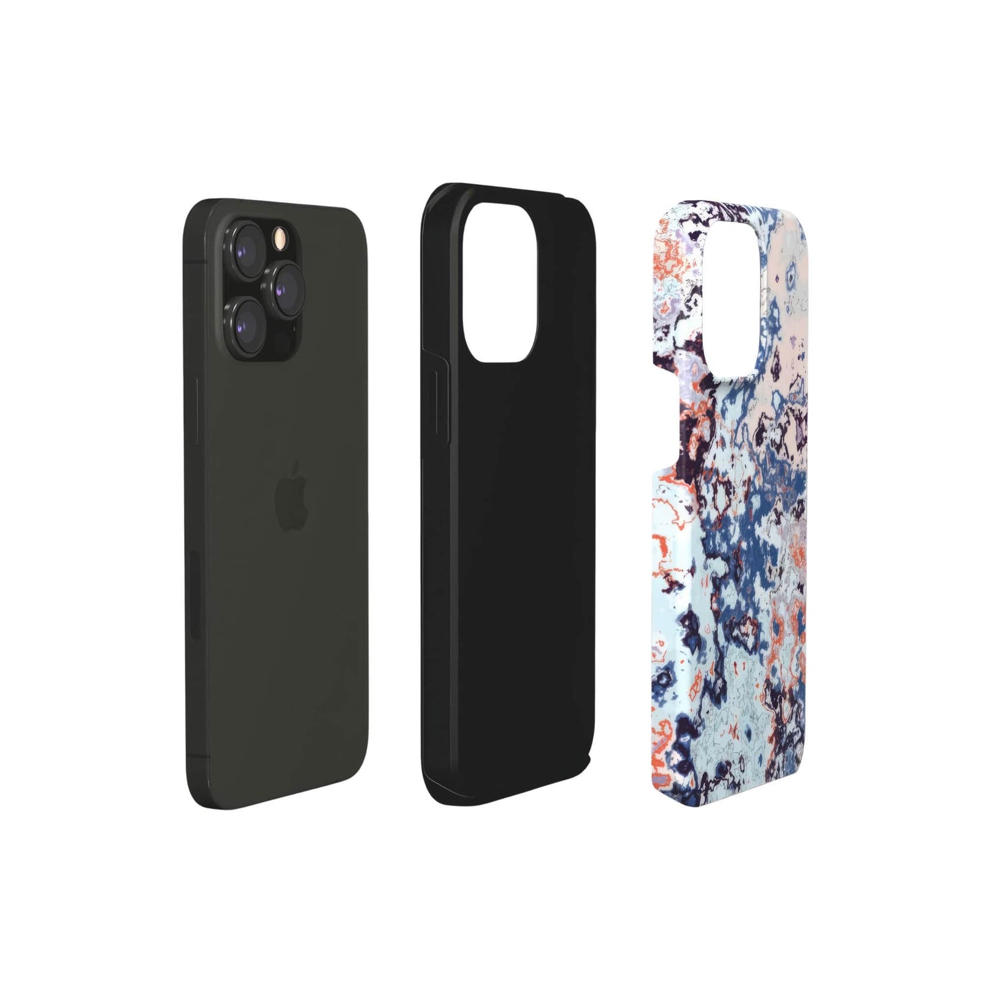 Blue Marble Mist Tough Phone Case