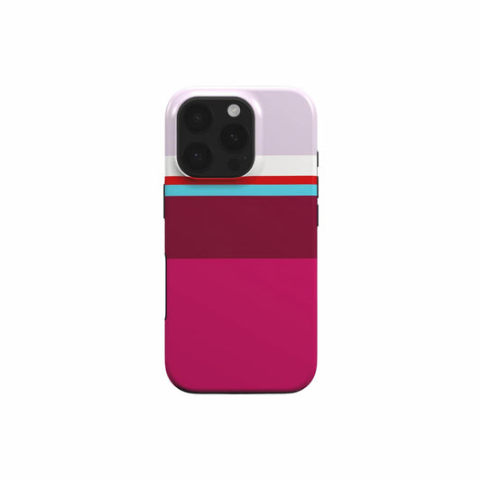 Color Blocks Fuchsia MagSafe Tough Phone Case