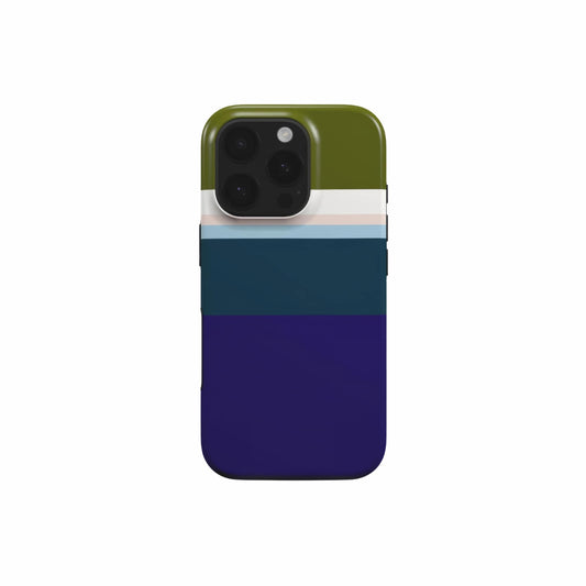 Color Blocks Navy MagSafe Tough Phone Case