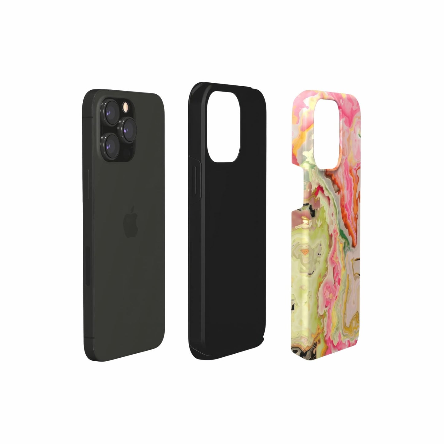 Neon Pink Light Tough Phone Case