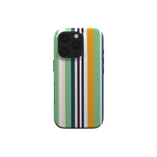 Parallel Flow Mint MagSafe Tough Phone Case