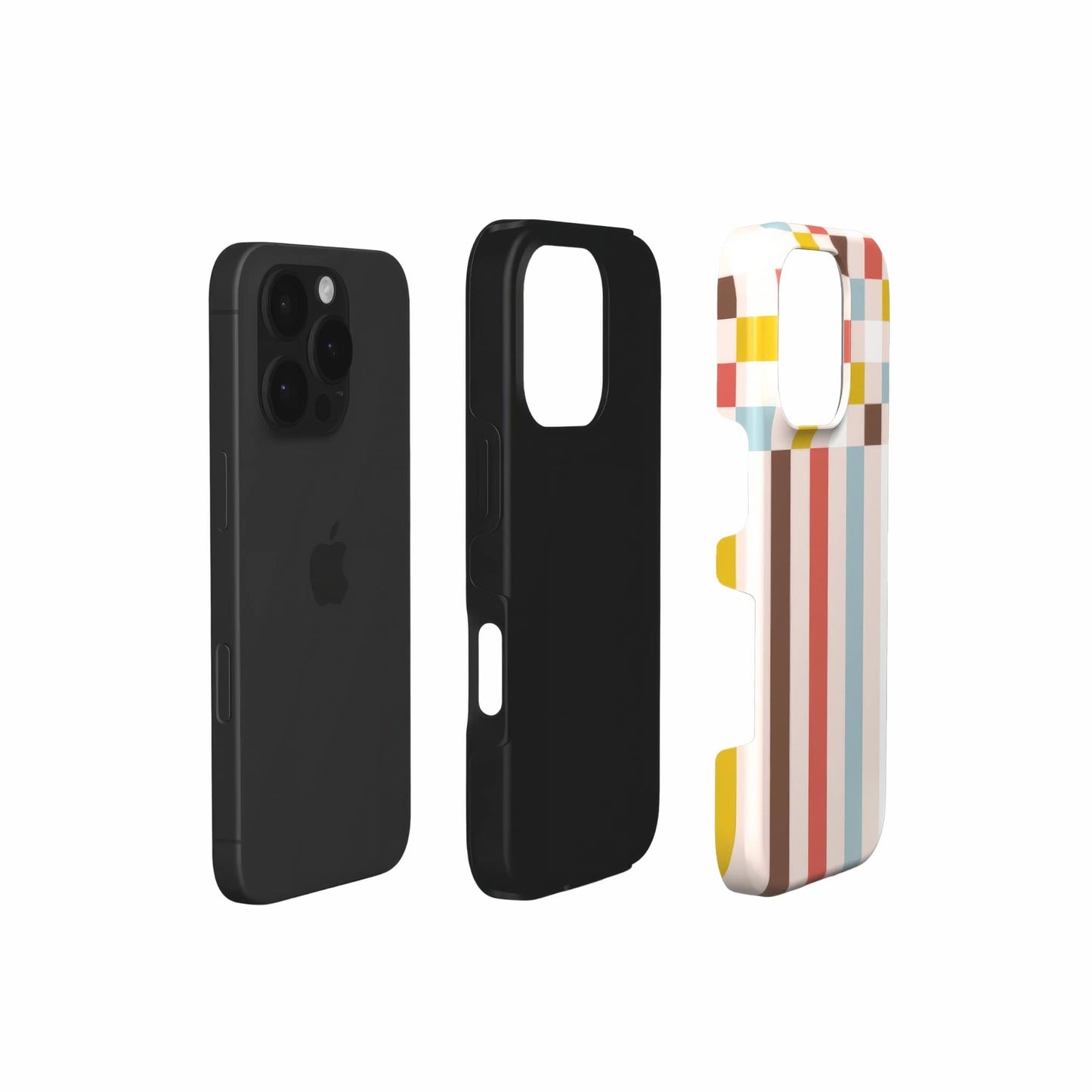 Pixel Grid Vintage Tough Phone Case